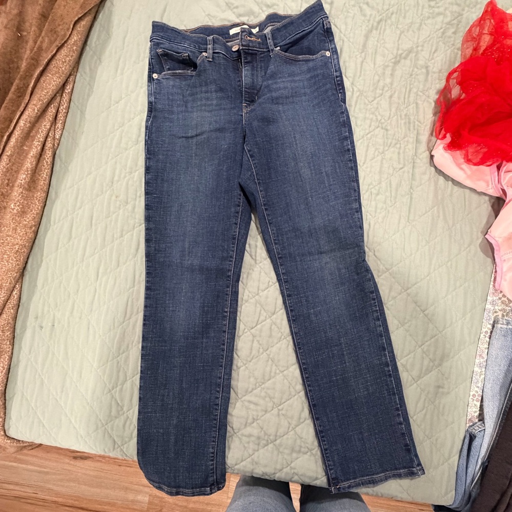 Levi's Dark Blue Straight-Leg Jeans